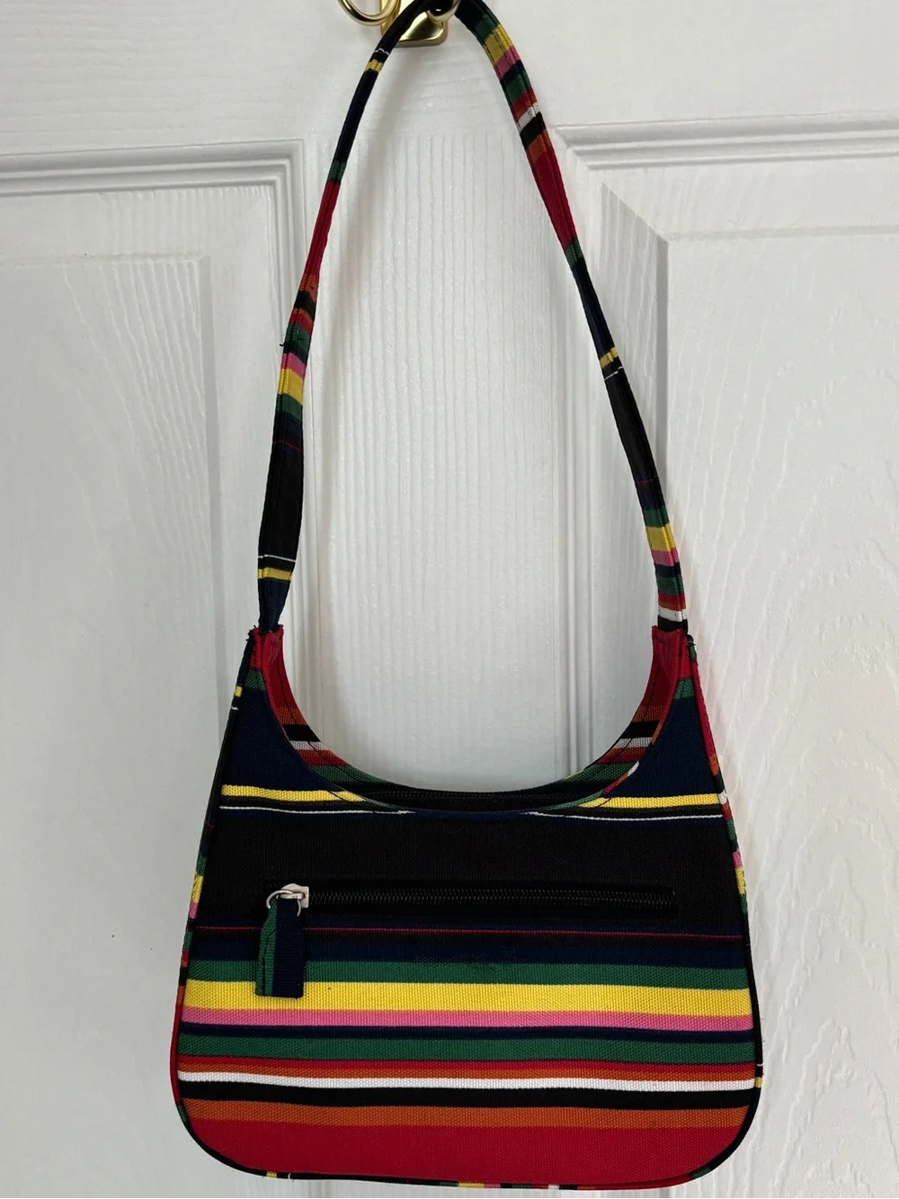 Y2K Vintage Kate Spade Striped Mini Shoulder Bag